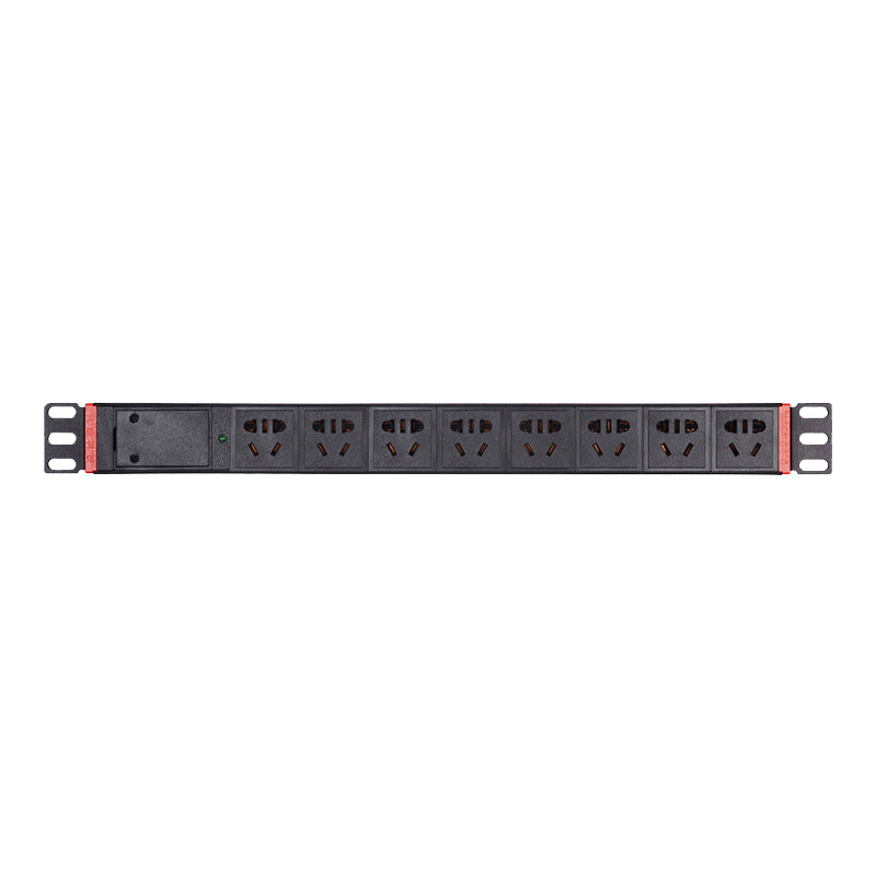 1u 19 Inch Rack Mount Cabinet Aluminum Alloy Power Distribution Unit PDU