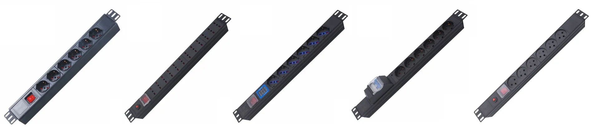 Reliable 19-Inch Rack PDU with 6, 8, 10, and 12 Socket Options Power Distribution Unit for Server Racks