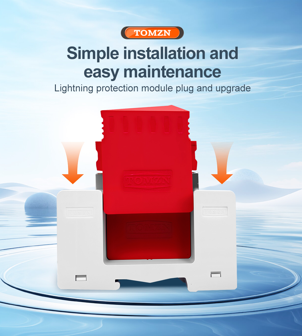 AC SPD 2P 20KA~40KA 275V House Surge Protector protection Protective Low-voltage Arrester Device