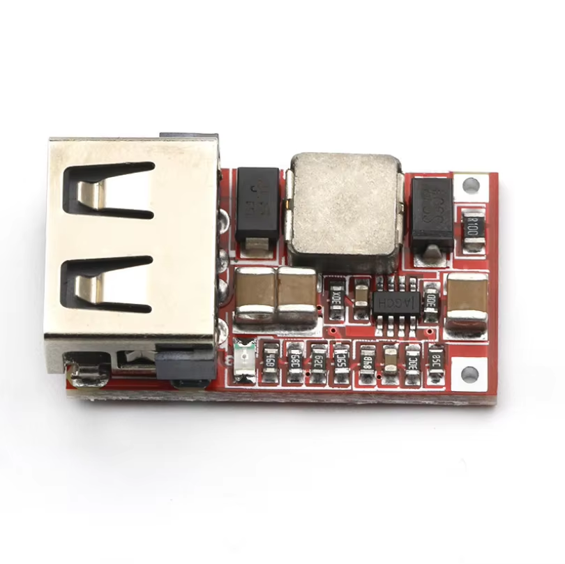 DC-DC Buck Converter Module 6-24V to 5V 3A High Efficiency 97.5% USB Car Charger Board for Fast Phone Charging