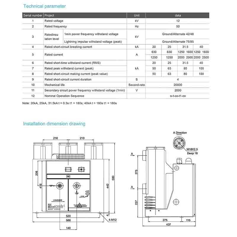SPM 12kA Breaking Capacity Steel IP33 Industrial Indoor Medium High Voltage (12kV) Power Distribution Switchgear Assembly