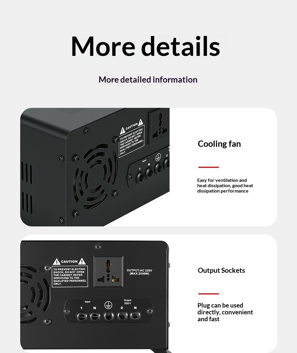 Fully Automatic Household 220V Voltage Stabilizer ultra Low Voltage 45-280V AC air Conditioner Regulated Power Supply 10KVA LED