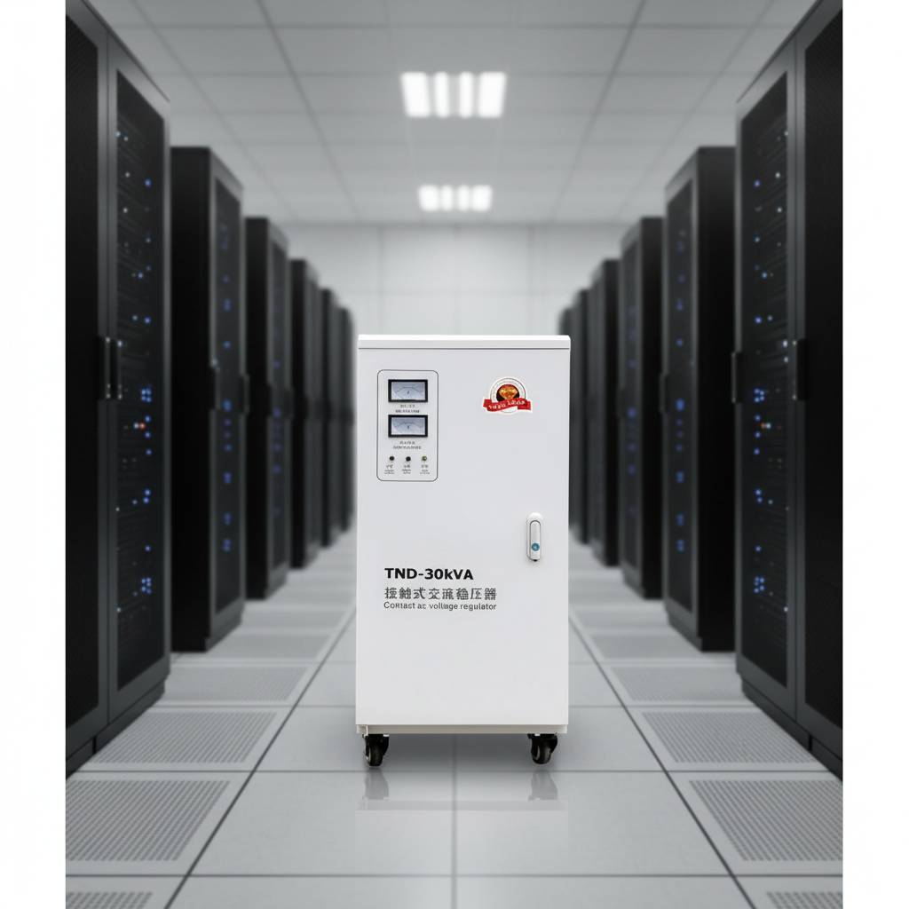 220V 10KW Single Phase 50/60Hz AC Copper LCD Display High Efficiency High Capacity Automatic Voltage Stabilizer (AVR) TND Model