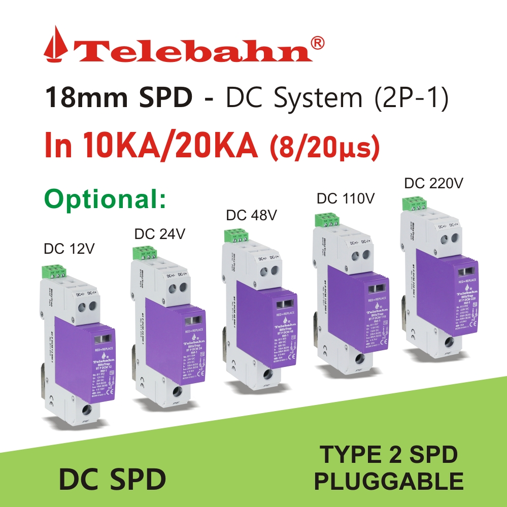 Telebhn 48V DC SPD Surge Protective Device | Factory Direct Shipment | Customizable