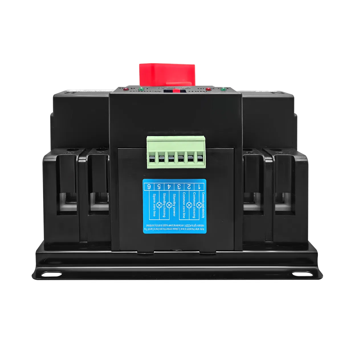 Tomzn Light Series 2p MCB Type Dual Power Automatic Transfer Switch ATS