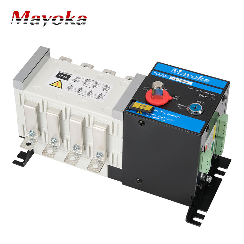Wfq3-125/4p 125A Three Phase PC Type DIN Rail Automatic Transfer Switch ATS