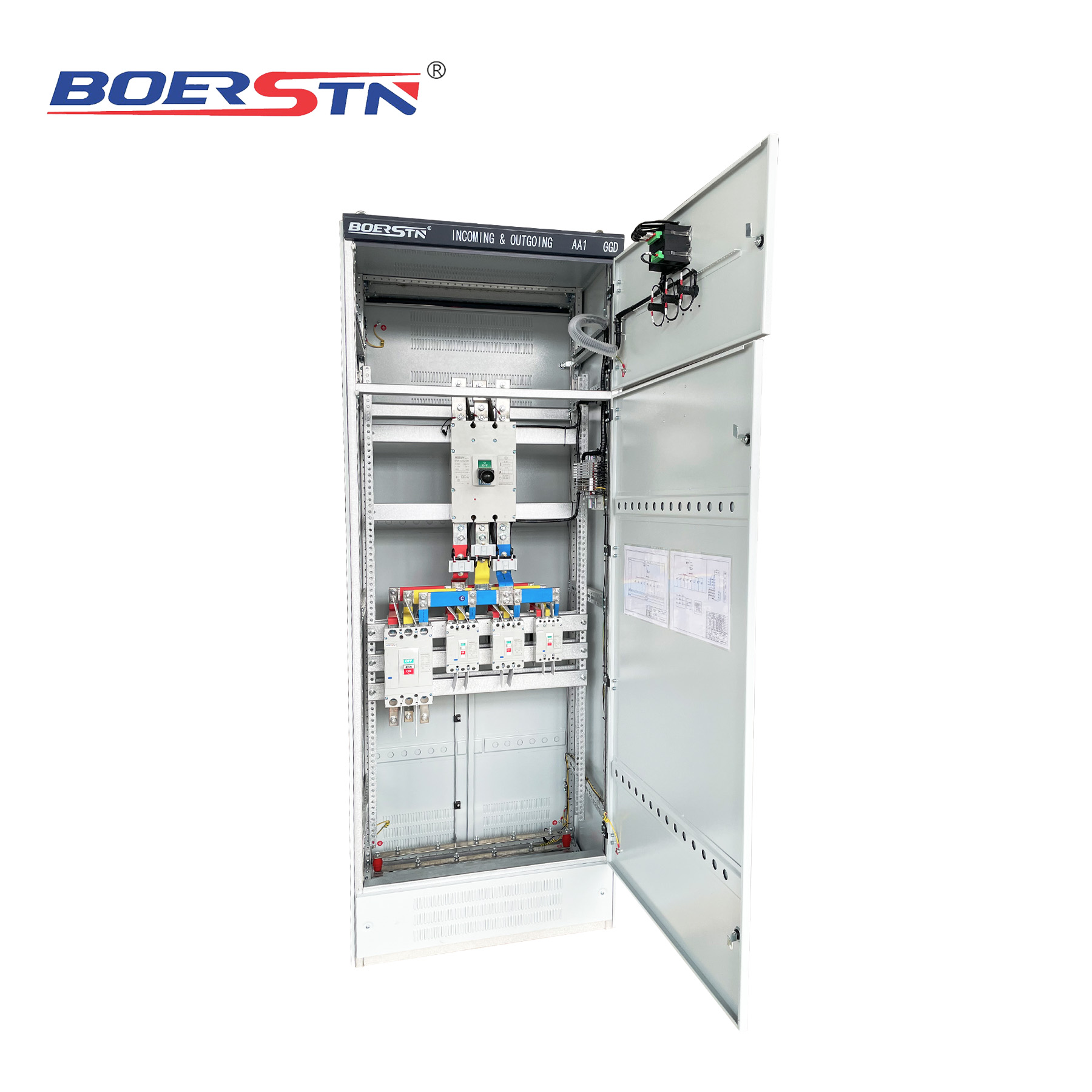 12kv Fixed Type Low Voltage Switchgear Assembly Cabinet Intelligent 3-Phase Automatic Transfer Switch Distribution Panel Box