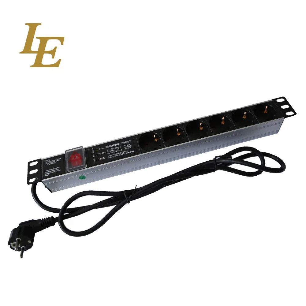 Le 19" Germany Type Rack Power Distribution Unit PDU