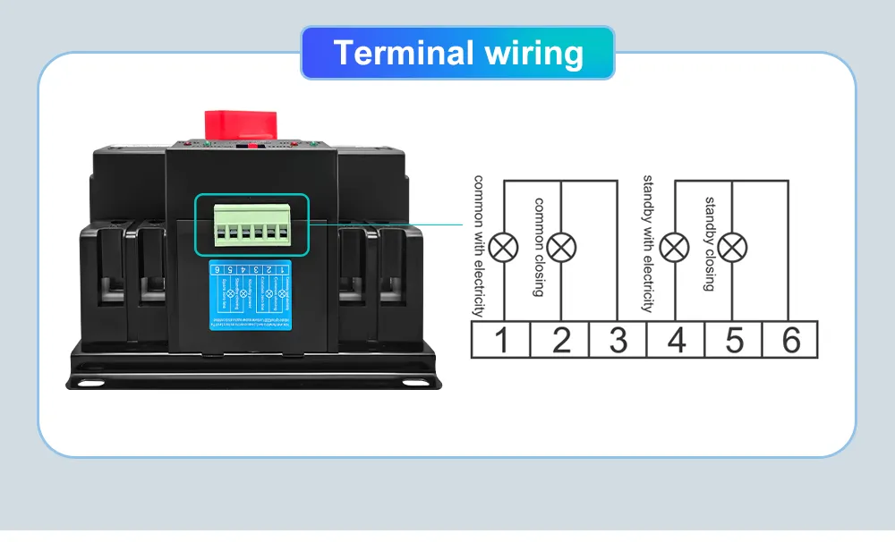 Dual Power Automatic Transfer Switch ATS - Illustration 8