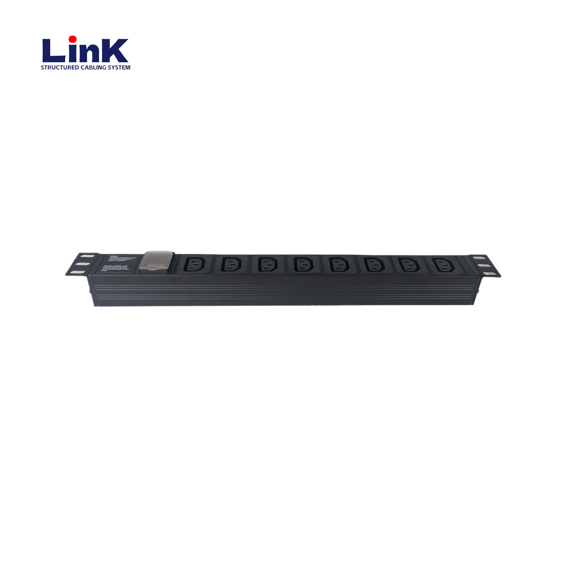 1u Aluminum PDU C13 Type Power Distribution Unit with Master Switch