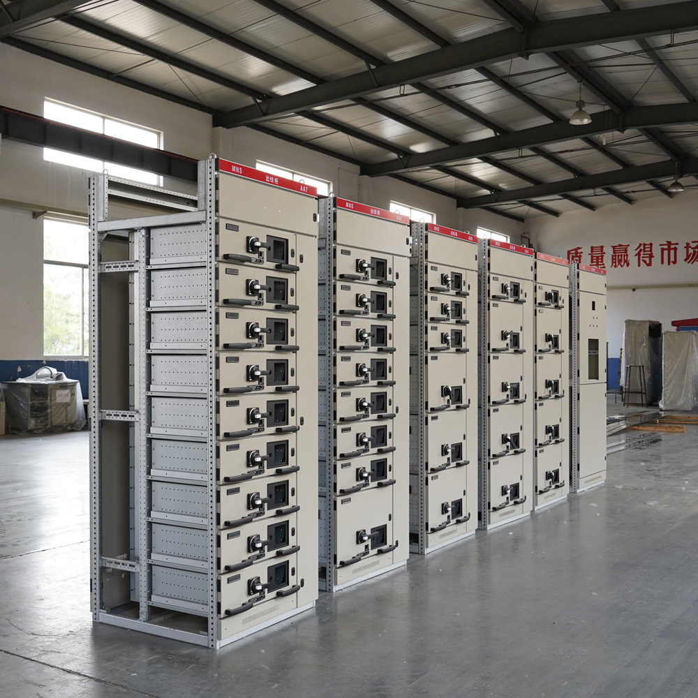 Huaxing MNS Low-voltage Withdrawable Switchgear Assembly for Electric Power Transmission IP30 Rated 12V-690V