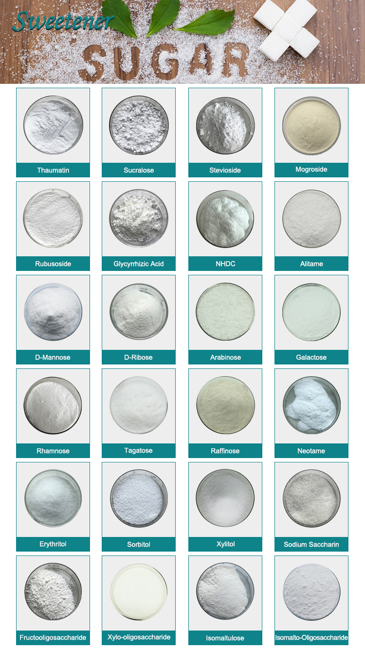 Sweetener Products List