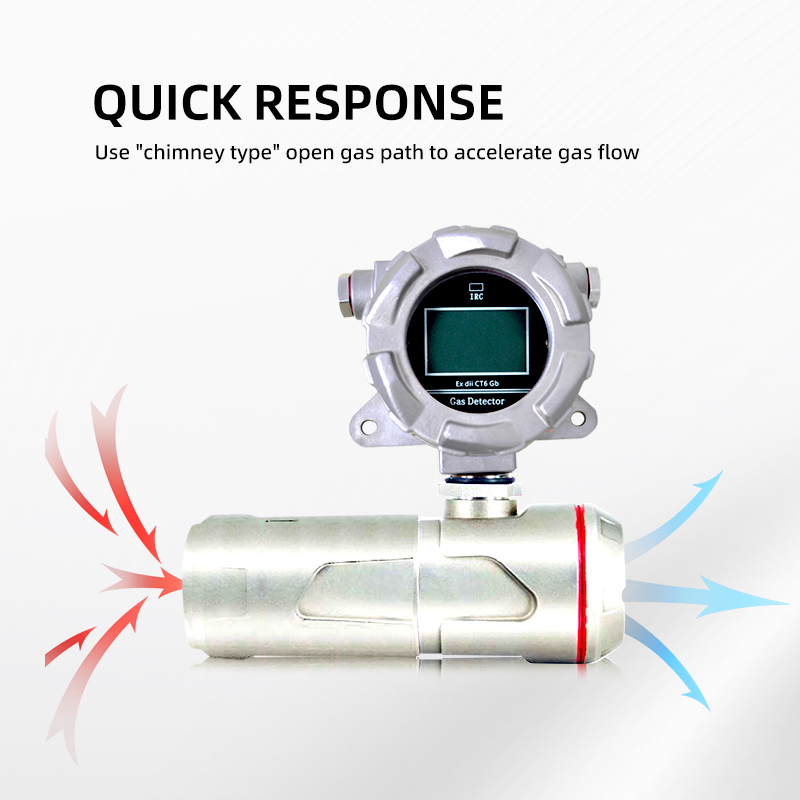 Marine Hydrocarbon Gas Detector HC H2S Chlorine Benzene Hydrocarbon Sensor Fixed Gas Detection System On Ships