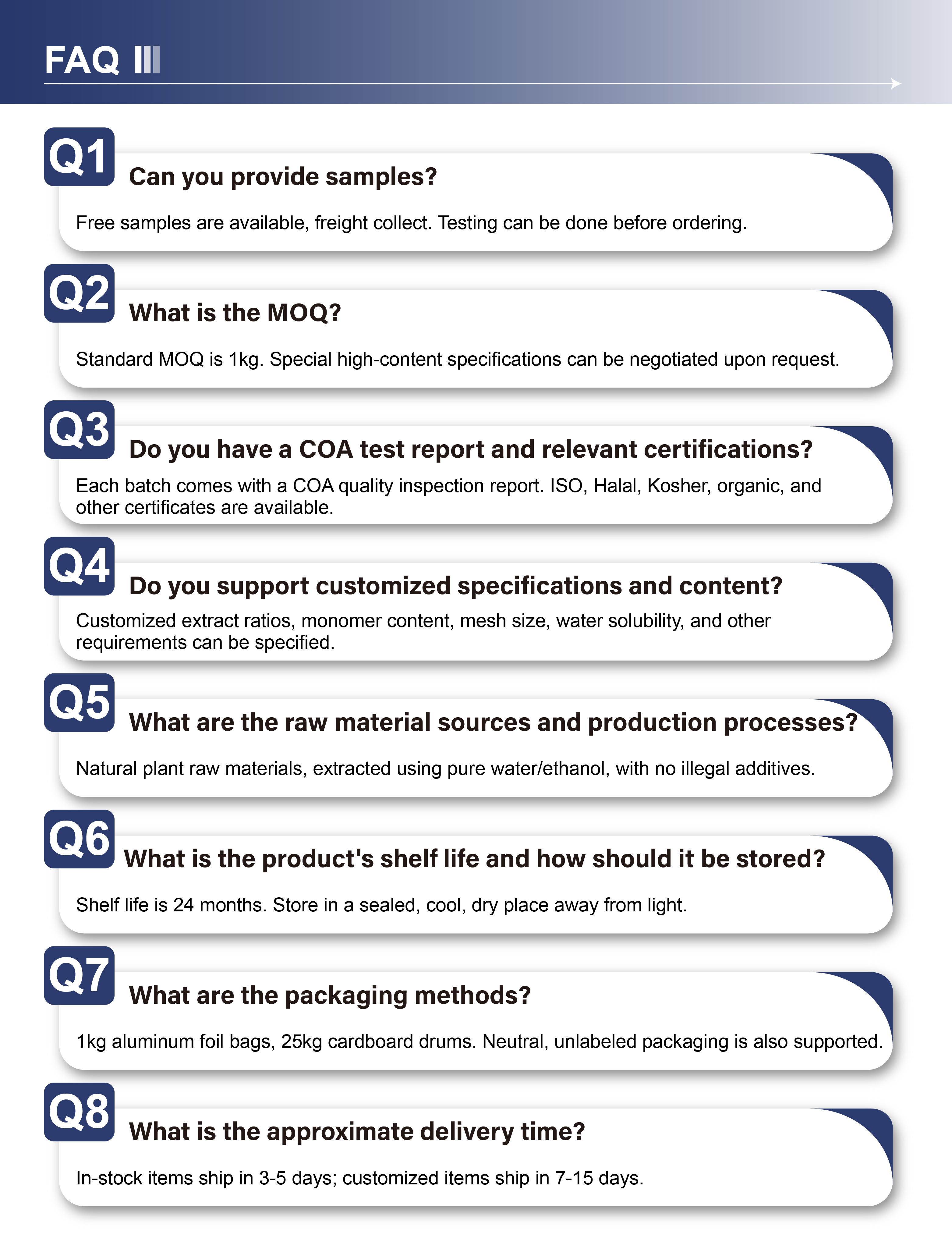 Packaging Standard Control