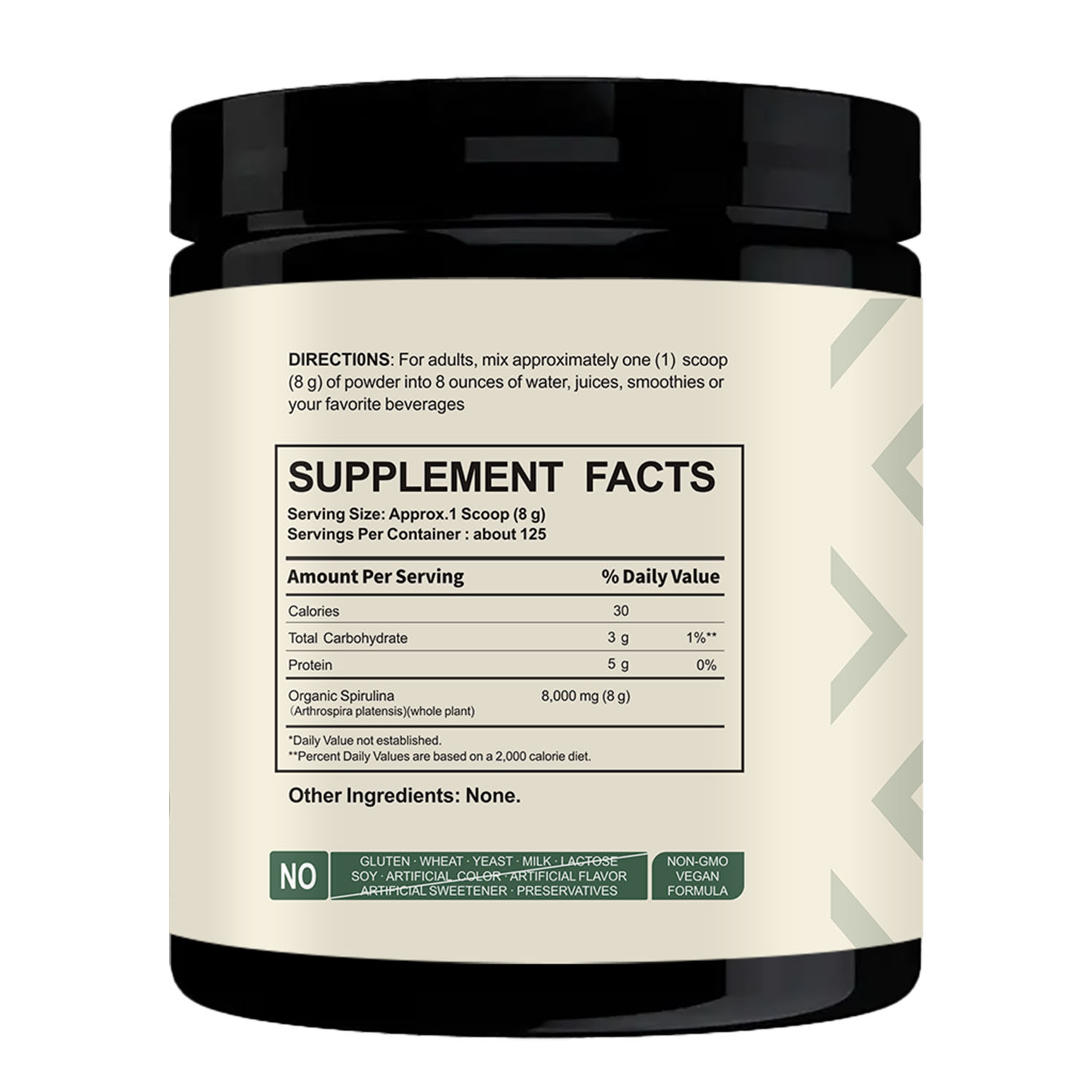 Factory Wholesale Organic Premium Nutritional Protein Supplement Natural Bulk Green Microalge Chlorella Spirulina Extract Powder