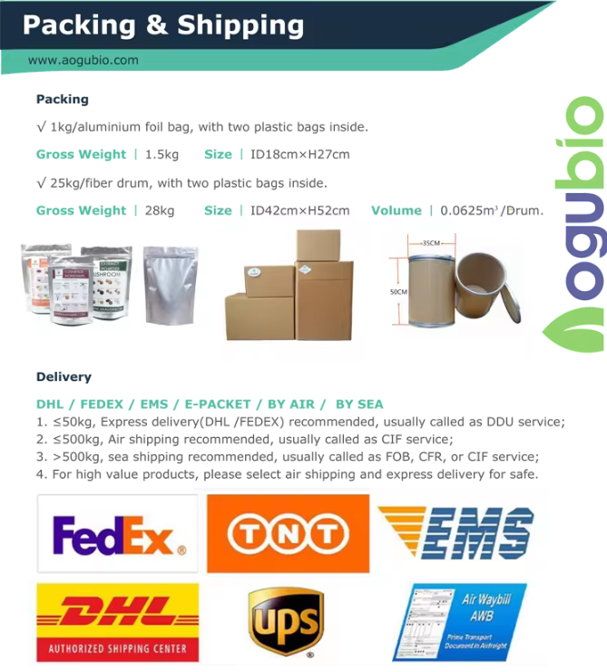Export standards packaging layout and delivery options