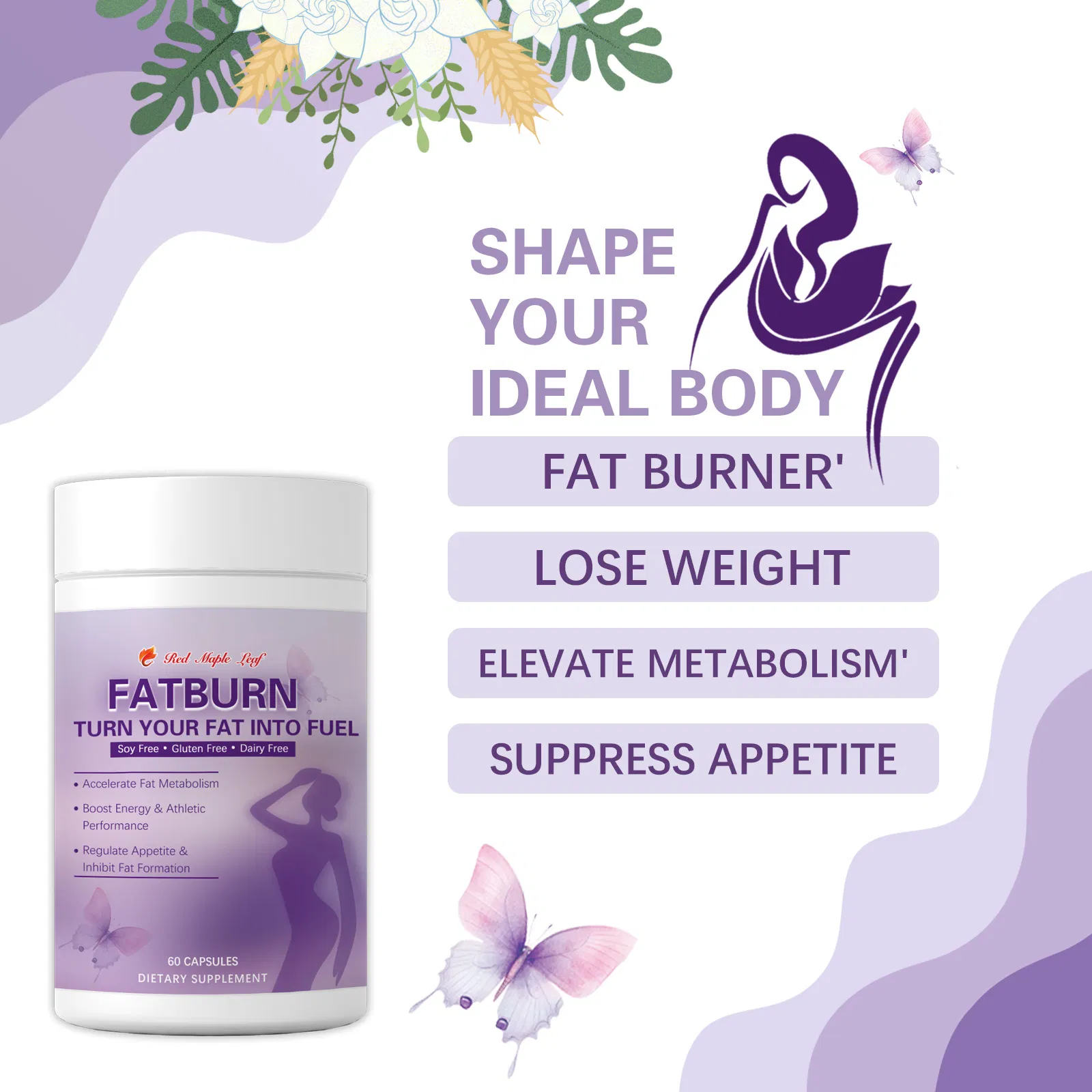 Fat Burn Capsules Ingredient Display
