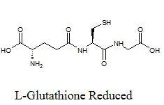 L-Glutathione Reduced Molecule Structure