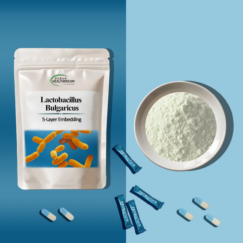 Manufacturer Supply Lactobacillus Bulgaricus HB68 Freeze-dried Probiotic Powder Raw Materials for Improve Digestion Bulk Supply