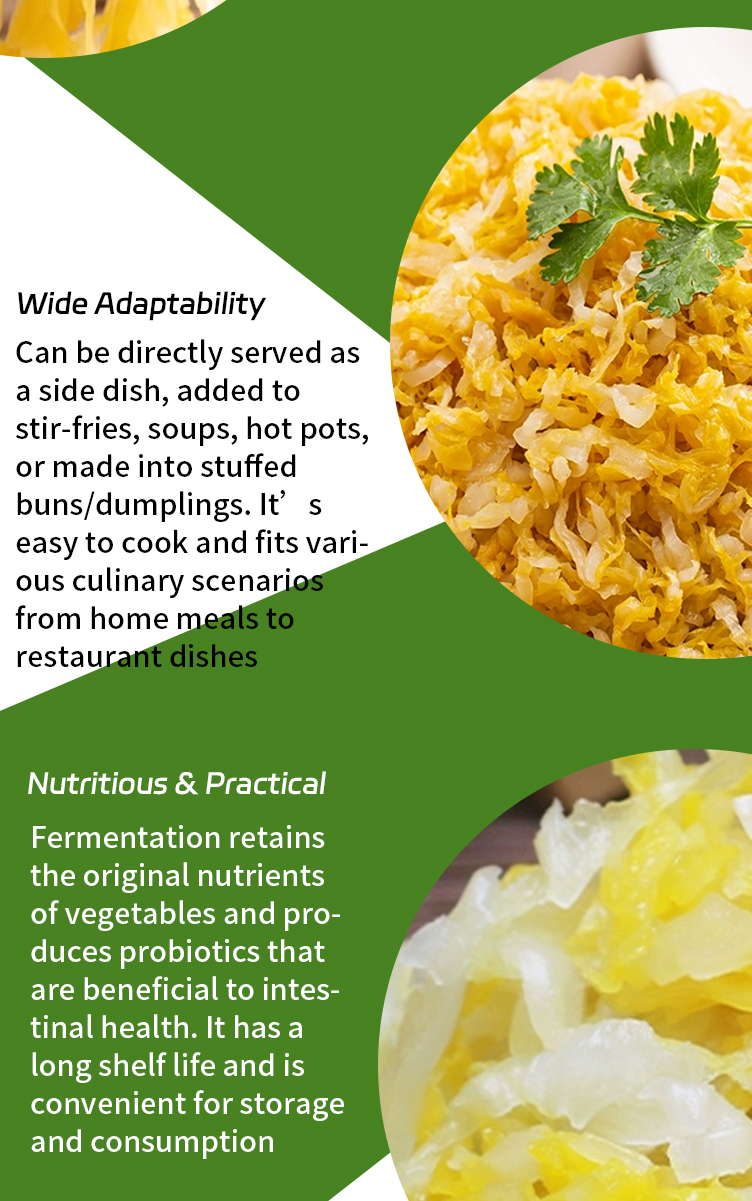 Raw Ingredients, Fermented Into Pure Sour Freshness-Chinese Sauerkraut