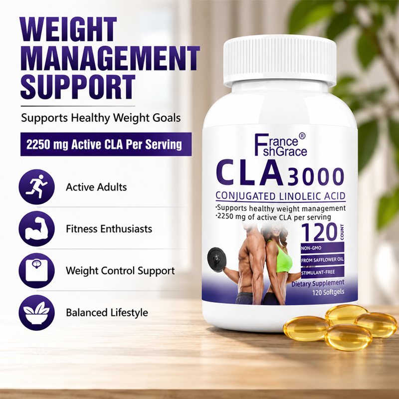 Customized Ingredients CLA Supplement for Adults Supports Healthy Weight Management Lean Muscle Mass Supplement