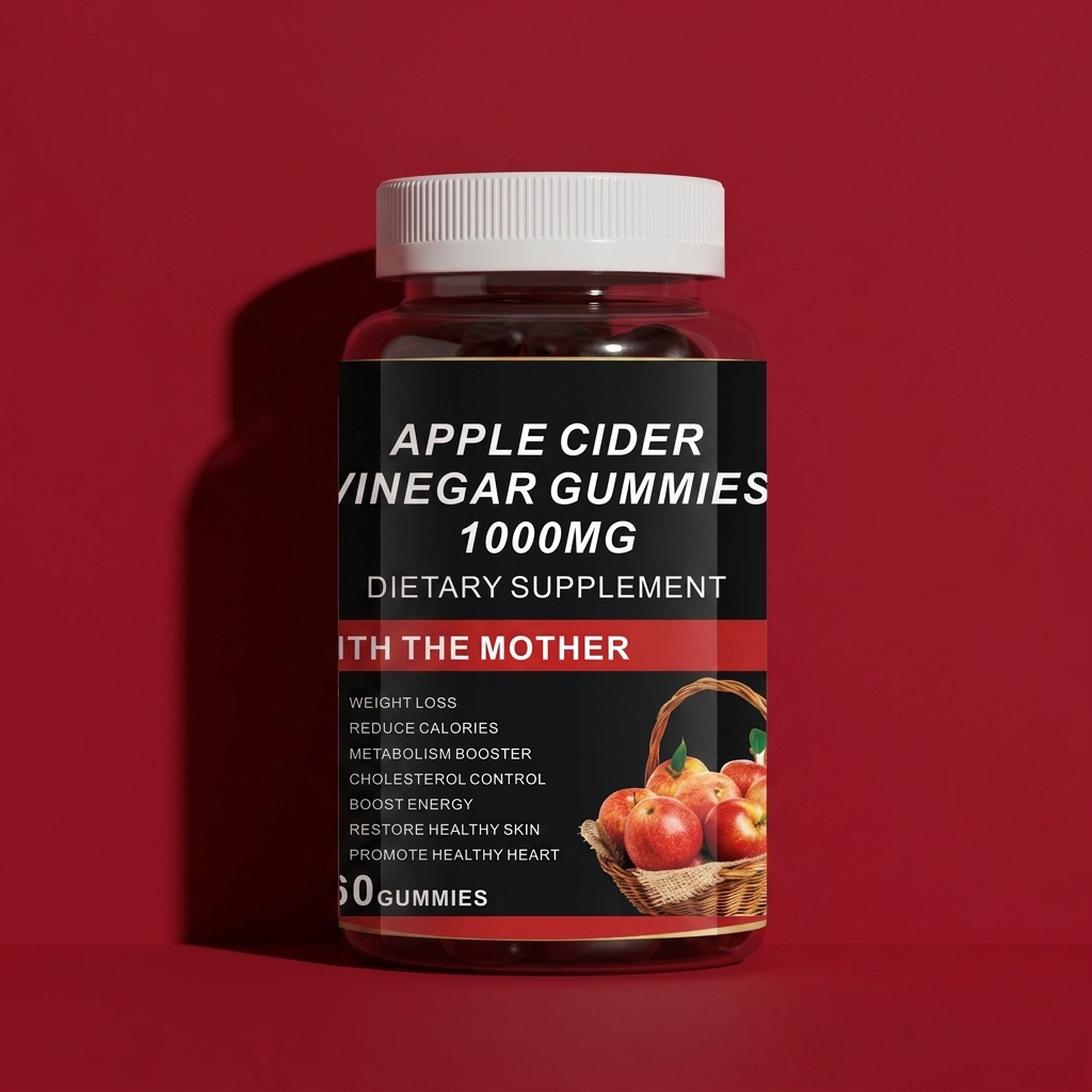 Private Label Organic Tapioca Syrup Based for Weight Management Apple Cider Vinegar Gummies