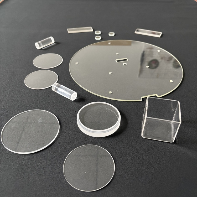High Purity Clear Transparent Quartz Sight Glass Sheet High Temperature Resistance Quartz Glass Products