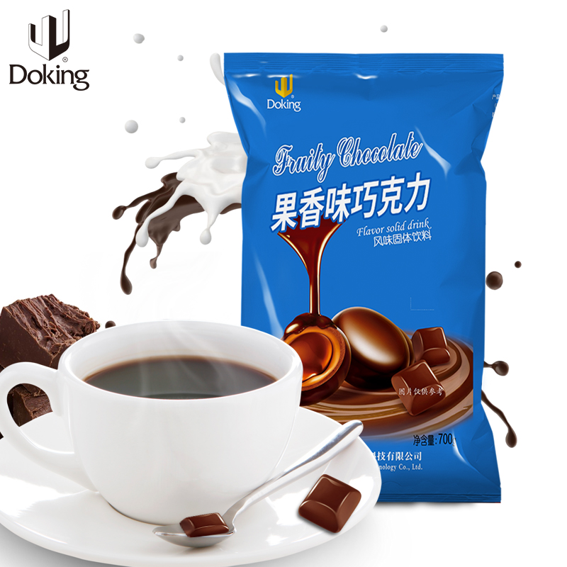 Doking Premium Factory Best-Tasting Bubble Tea Material Original Flavor Sweet Chocolate Cocoa Powder With High Coca Ingredients
