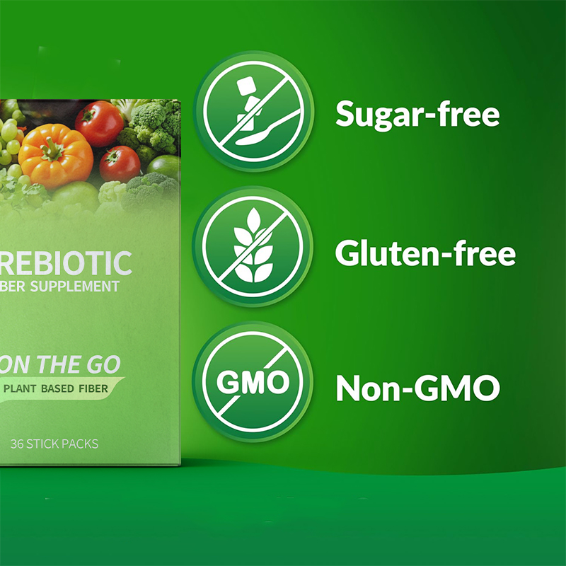 Factory OEM Prebiotic Fiber Supplement Powders Strip-shaped Bag Prebiotics Fiber Powder