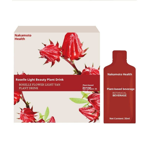 Cross-border OEM Roselle Flower Beauty Plant Drink Zero Fat Prebiotic Concentrate Beverage Ladies Skin Care Boxed Drink