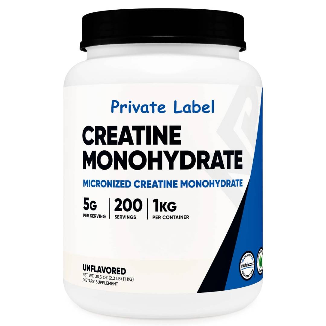 Creatine Monohydrate Food Grade Nutrition Enhancer Creatine Powder HYfine 5g Dose 1kg Bulk Packaging Sports Supplements Energy
