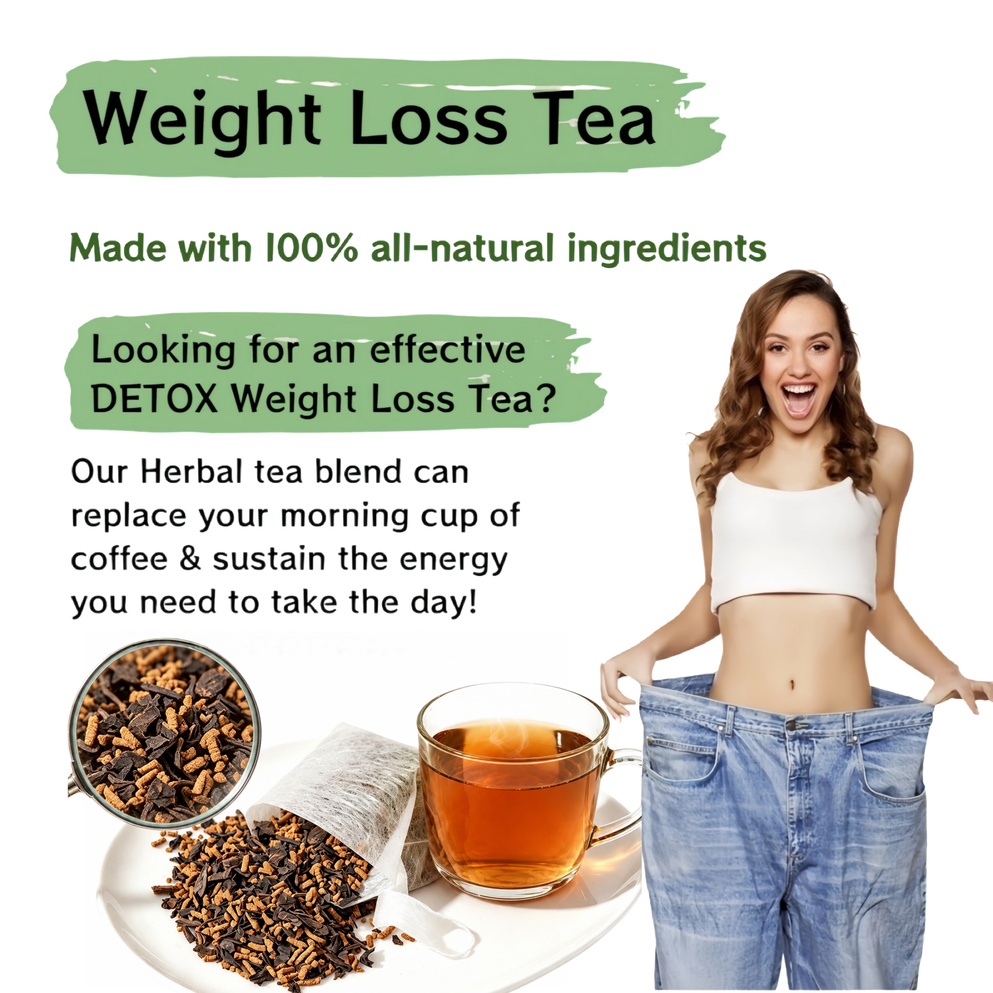 High-Potency Metabolic Support Advanced Extract Technology Innovative Concentrated Herbal Tea Granules for Weight Management