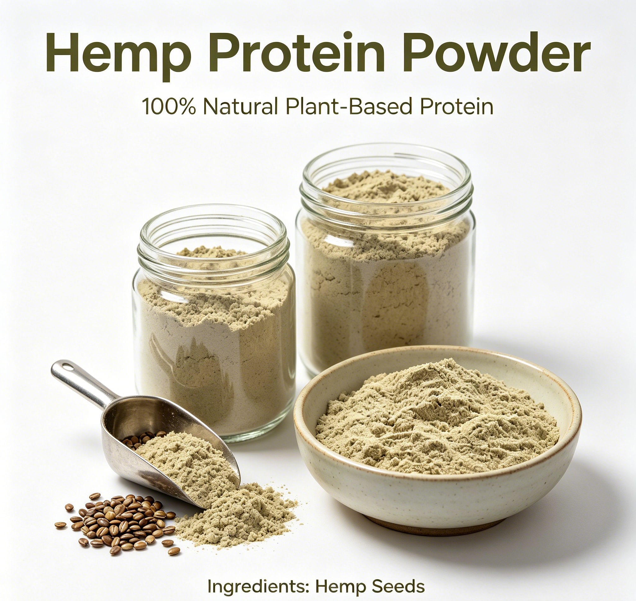 Bulk Supply Hemp Protein Powder 60% 70% Protein Plant Based Vegan Protein Non-GMO Natural Sports Nutrition Supplement Powder