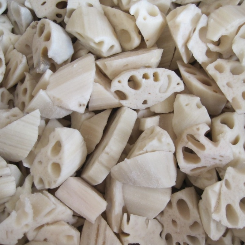 Popular Frozen Lotus Root Dices Tasty Ingredient for Different Cuisine Dishes