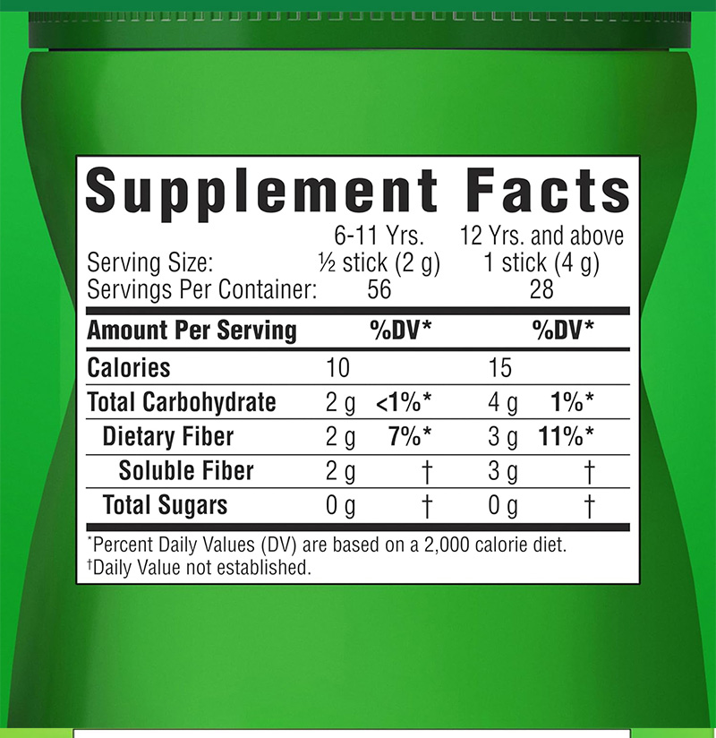 Factory OEM Prebiotic Fiber Supplement Powders Strip-shaped Bag Prebiotics Fiber Powder