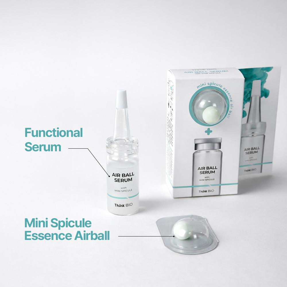 Think Bio Airball Serum Mini Spicule Freeze-Dried Active Ball Combined Pore Shrinking Firming Skin Renewal Soothing Anti-Aging
