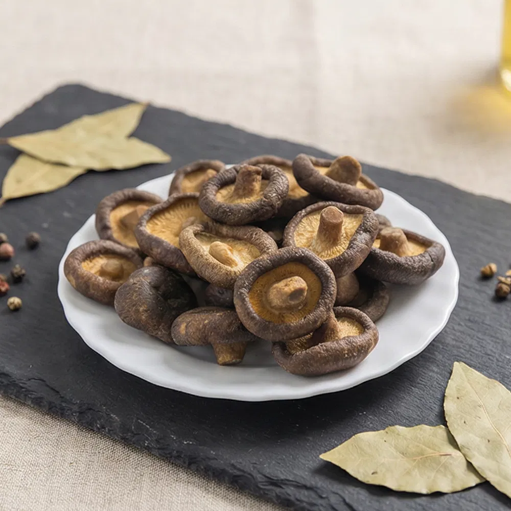No Animal Ingredients Vegan Low-Temp Fried Shiitake Crisps
