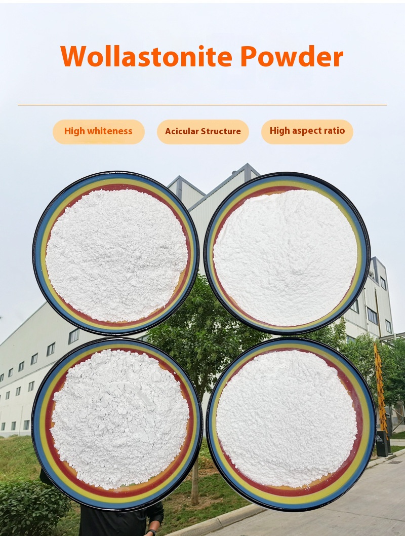High Quality Wollastonite Mineral Powder for Glass Industry 55% SiO2 Content Forsman Brand Hardness 8 Refractive Index 1.6