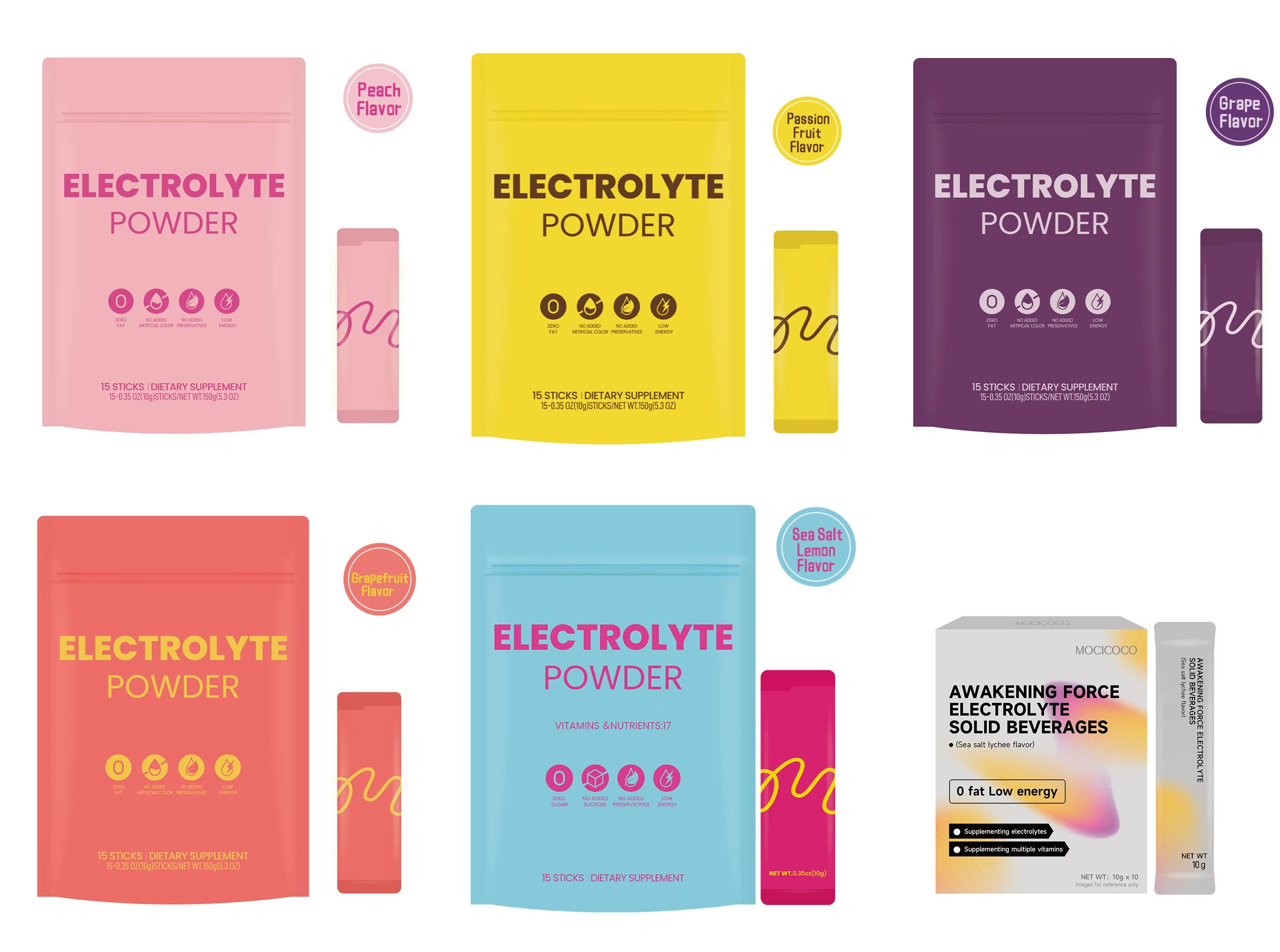 OEM Organic Certified Electrolyte Powder Drink Mix Sugar Free for Supplement for Sports Energy Muscle Recovery