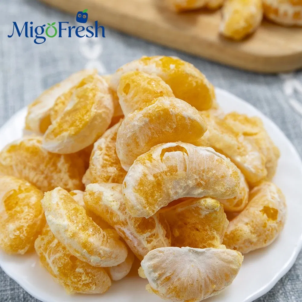 Freeze Dried Sweet Orange Segments Breakfast Cereal Blending Ingredient