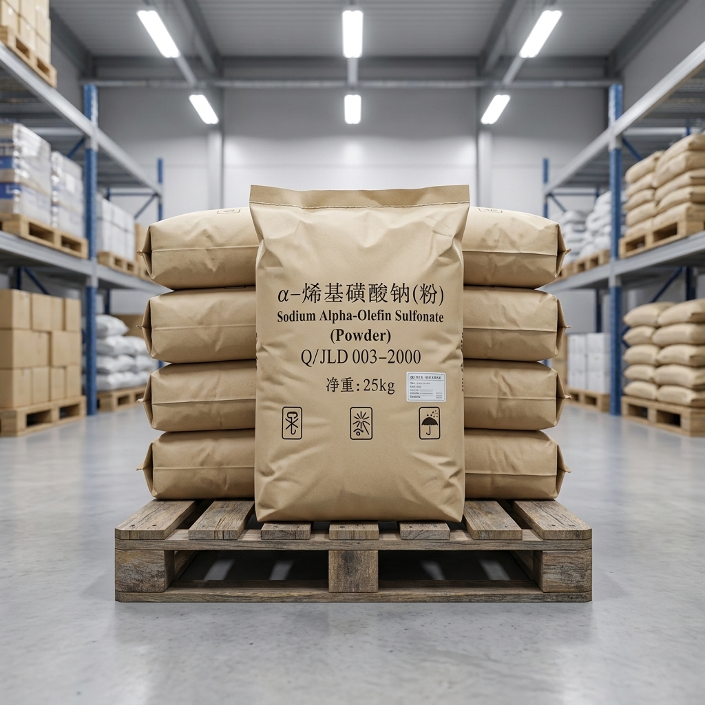 Sodium Alpha-Olefin Sulfonate AOS 98% CAS 68439-57-6 Mild Anionic Surfactant For Shampoo &amp; Dishwashing Liquid Raw Material