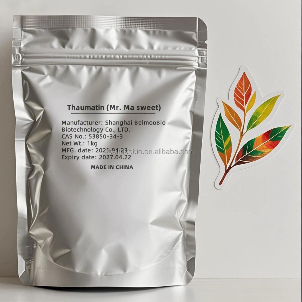 Best Food Grade Thaumatin Extract 99% Pure Thaumatin Powder Sweetener Bulk Pricing