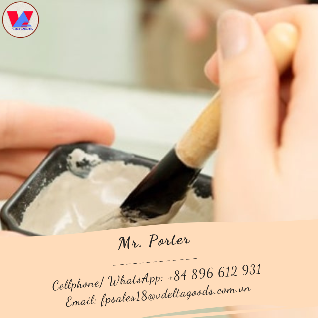Natural Mineral Mud Powder Mix with Other Ingredients for Skin Care European Export Standards Bright pink Skin Holiday