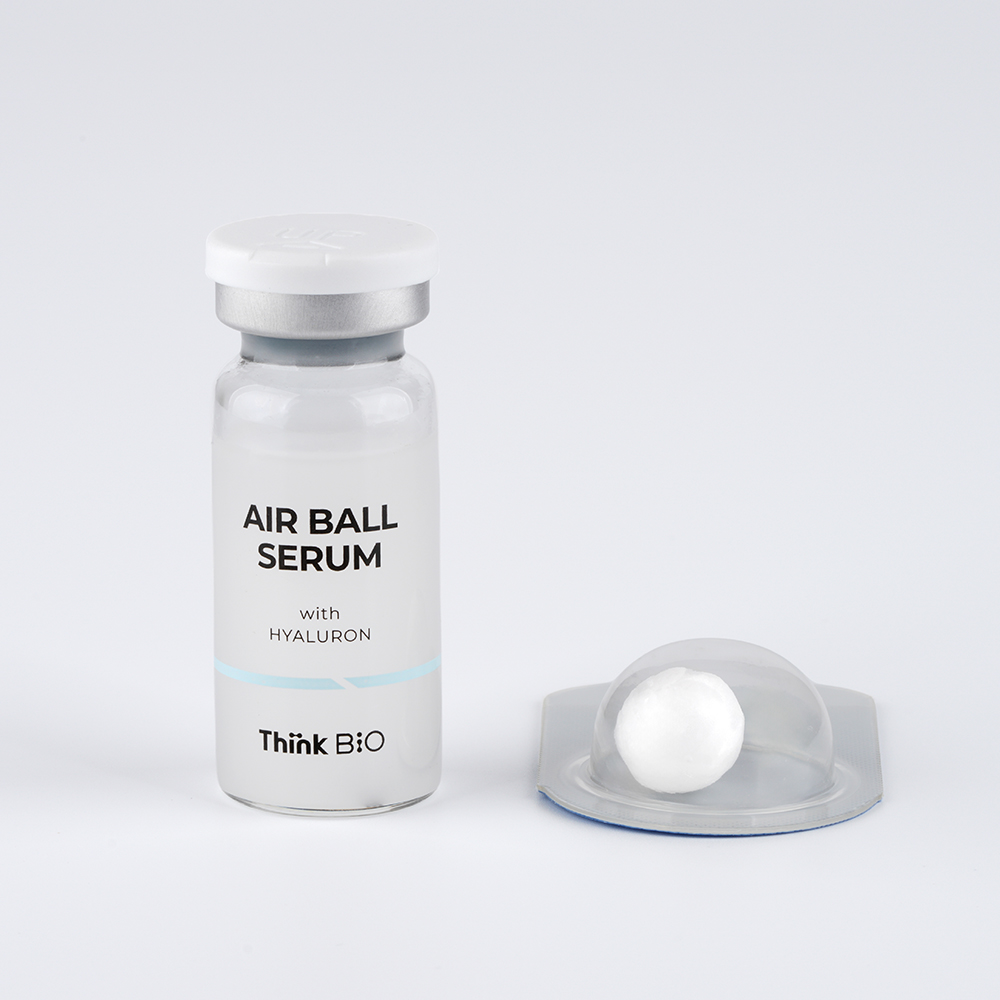 Think Bio AIRBALL SERUM With Hyaluronic Acid Freeze-Dried Balls For Face Hydration Anti-Aging &amp; Firming Skin Repair-K-Glow