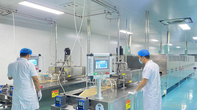 Quality control laboratory testing at nutraceutical ingredient plant