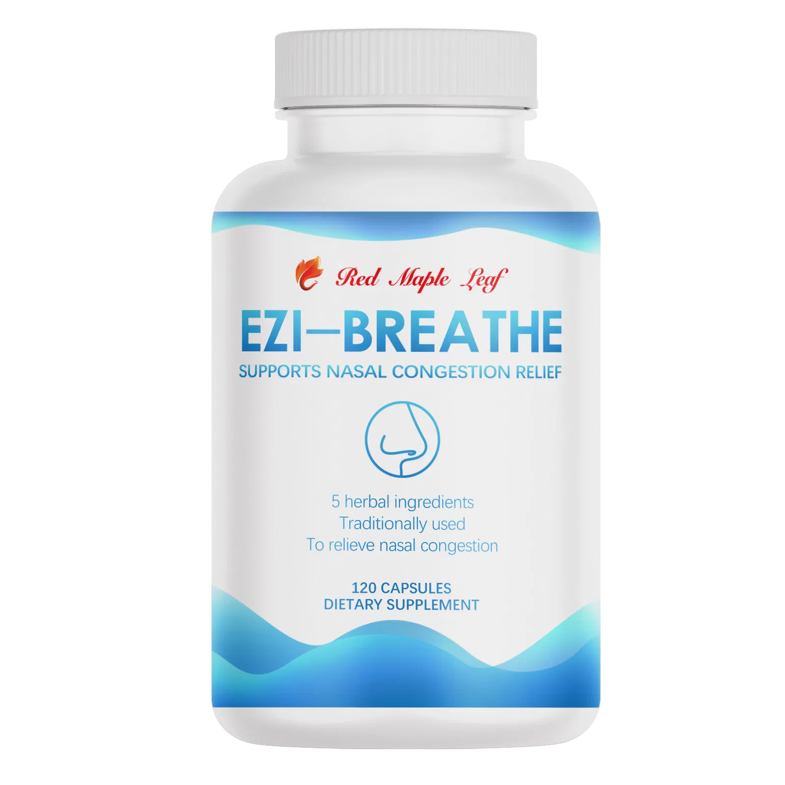 Ezi-Breathe Capsules, Supports Nasal Congestion Relief 6 Herbal Ingredients