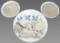 U-Mite Carbonate Dolomite Minerals Powder in Glass Jar From Rajasthan