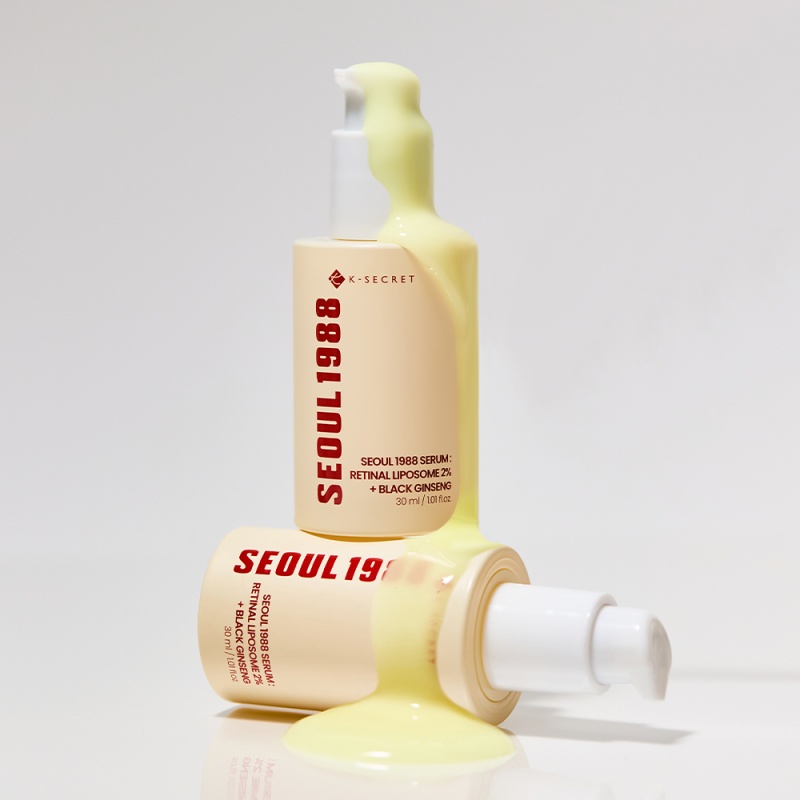 [K-SECRET] Seoul 1988 Serum Retinal Liposome 2%+Black Ginseng A Skin Cell Turnover Booster For Global Elasticity 30ml