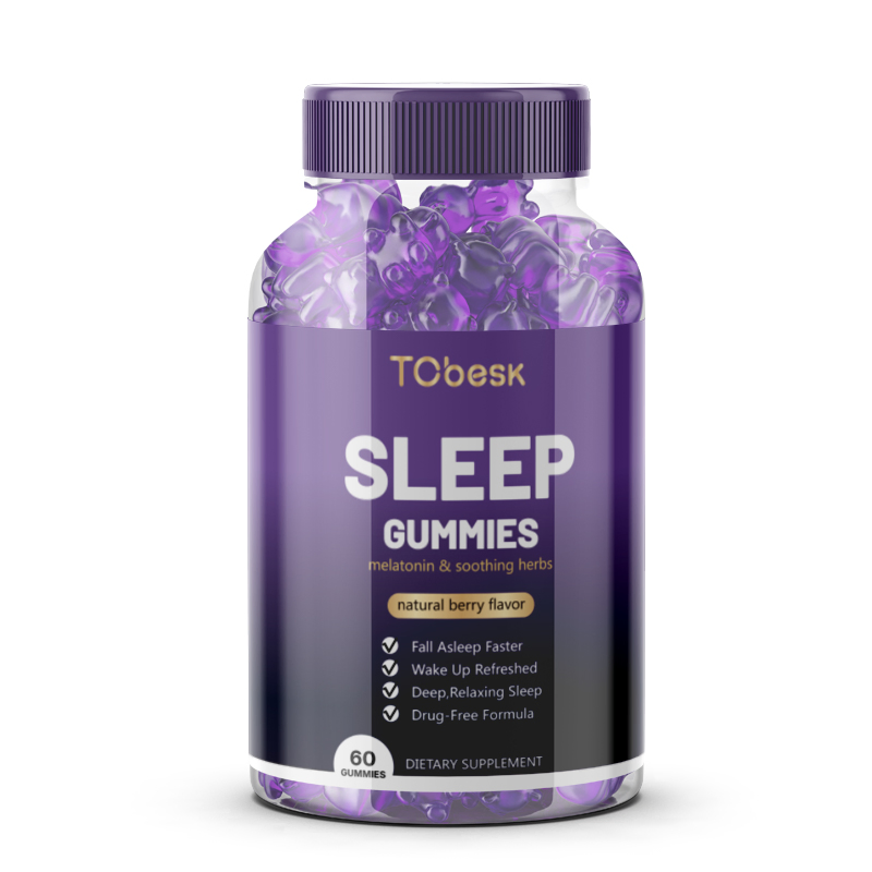 Sleep Gummies Support Long-Term Sleep Quality Non-Habit-Forming Ingredients Natural Rest Improve Sleep Quality Relieve Stress