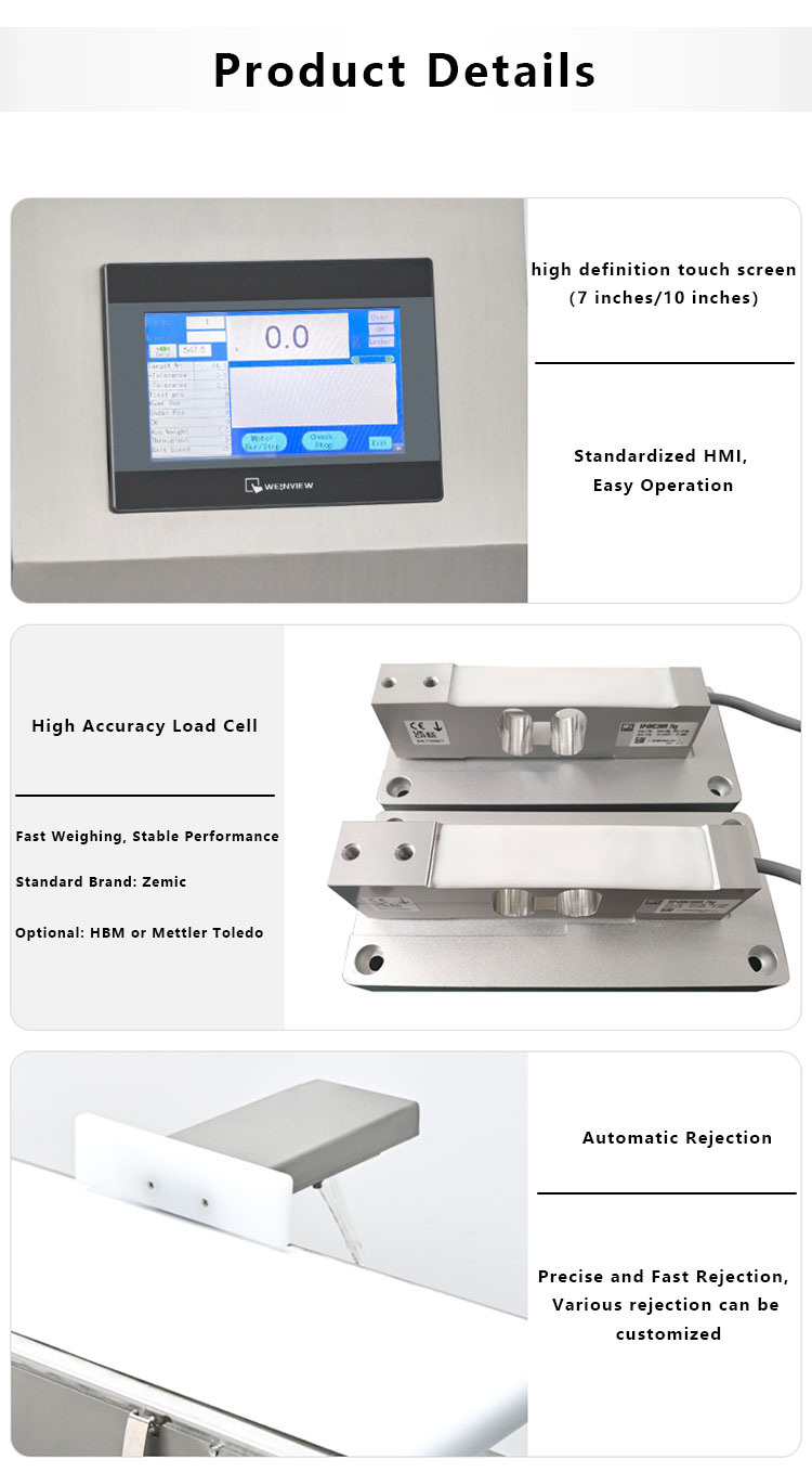 Check Weigher Dimension Design